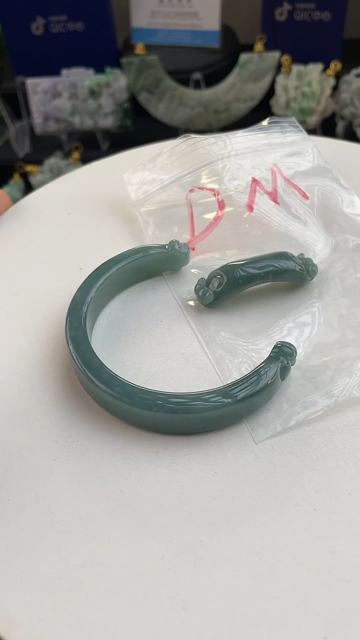 未镶嵌手链翡翠D*手工定制默认微瑕主播介绍为准 