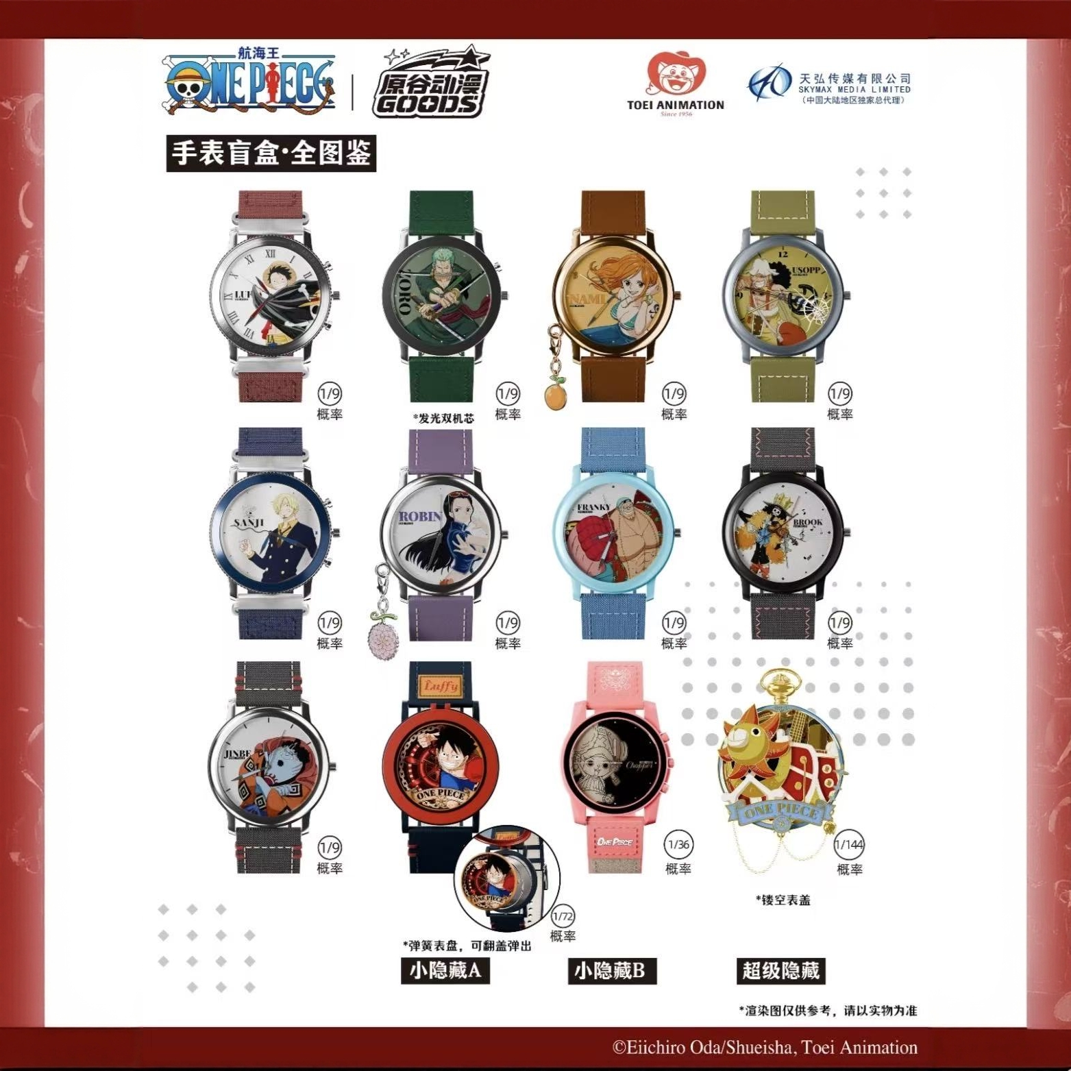 【国谷】航海王手表盲盒（默认代拆）