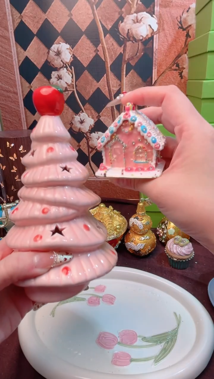 锌合金珐琅首饰盒默认微瑕拆盒不退～