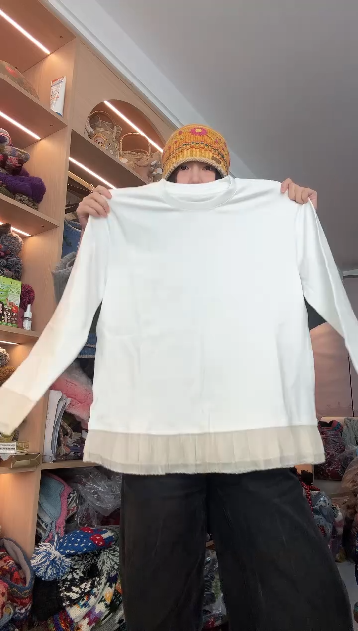 羊毛白色打底    
