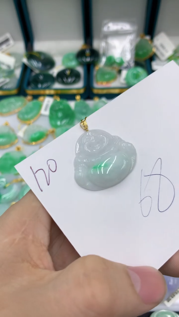 【闪购商品】翡翠颈饰18K金镶嵌号链接111111