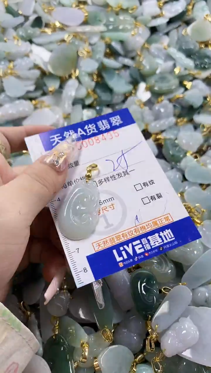 颈饰未镶嵌翡翠天然A货翡翠