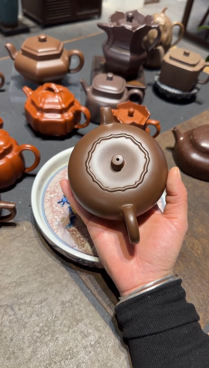 【闪购商品】紫砂茶壶柿柿如意