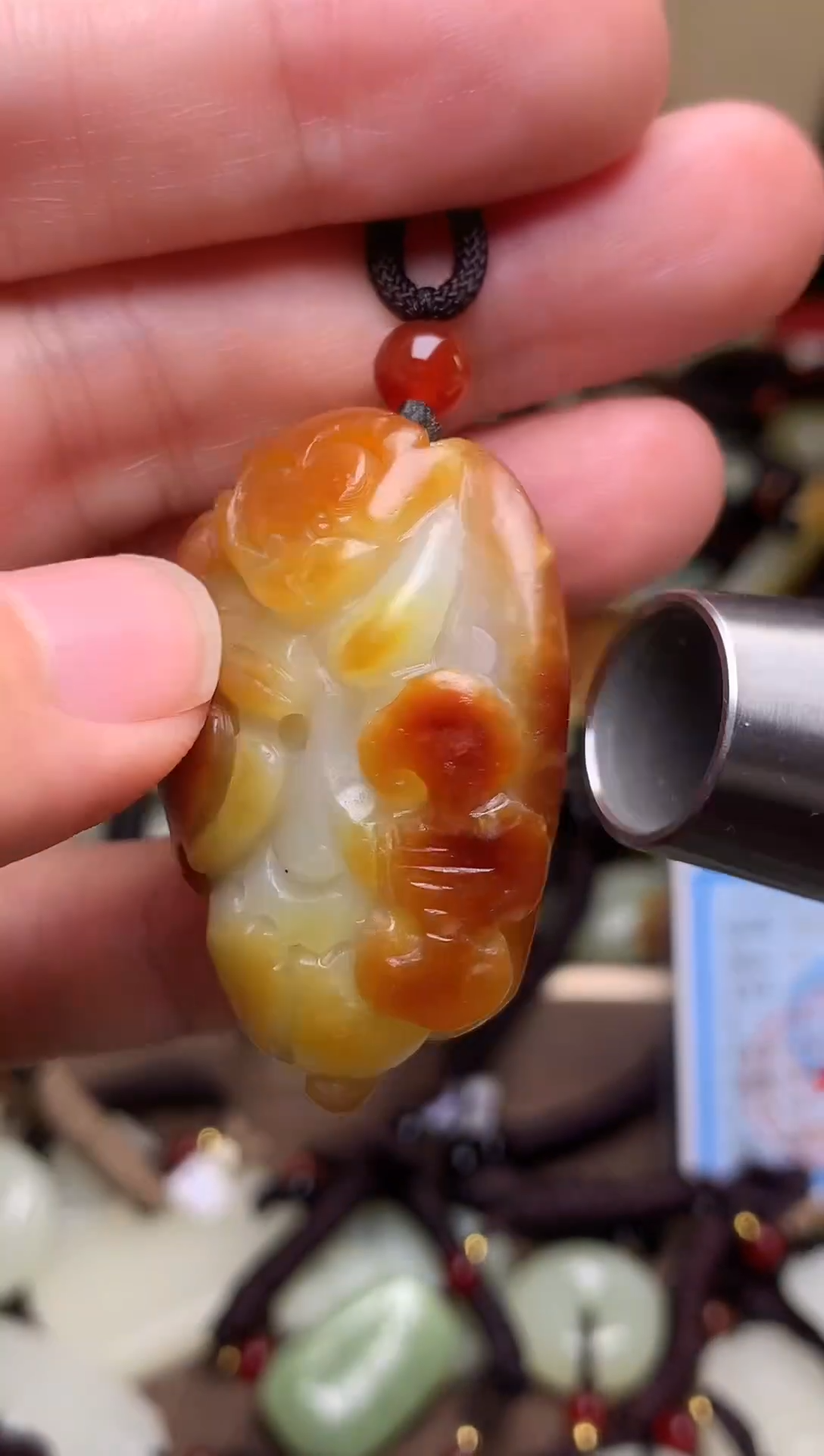 颈饰未镶嵌和田玉新疆料青海料清水和田玉吊坠