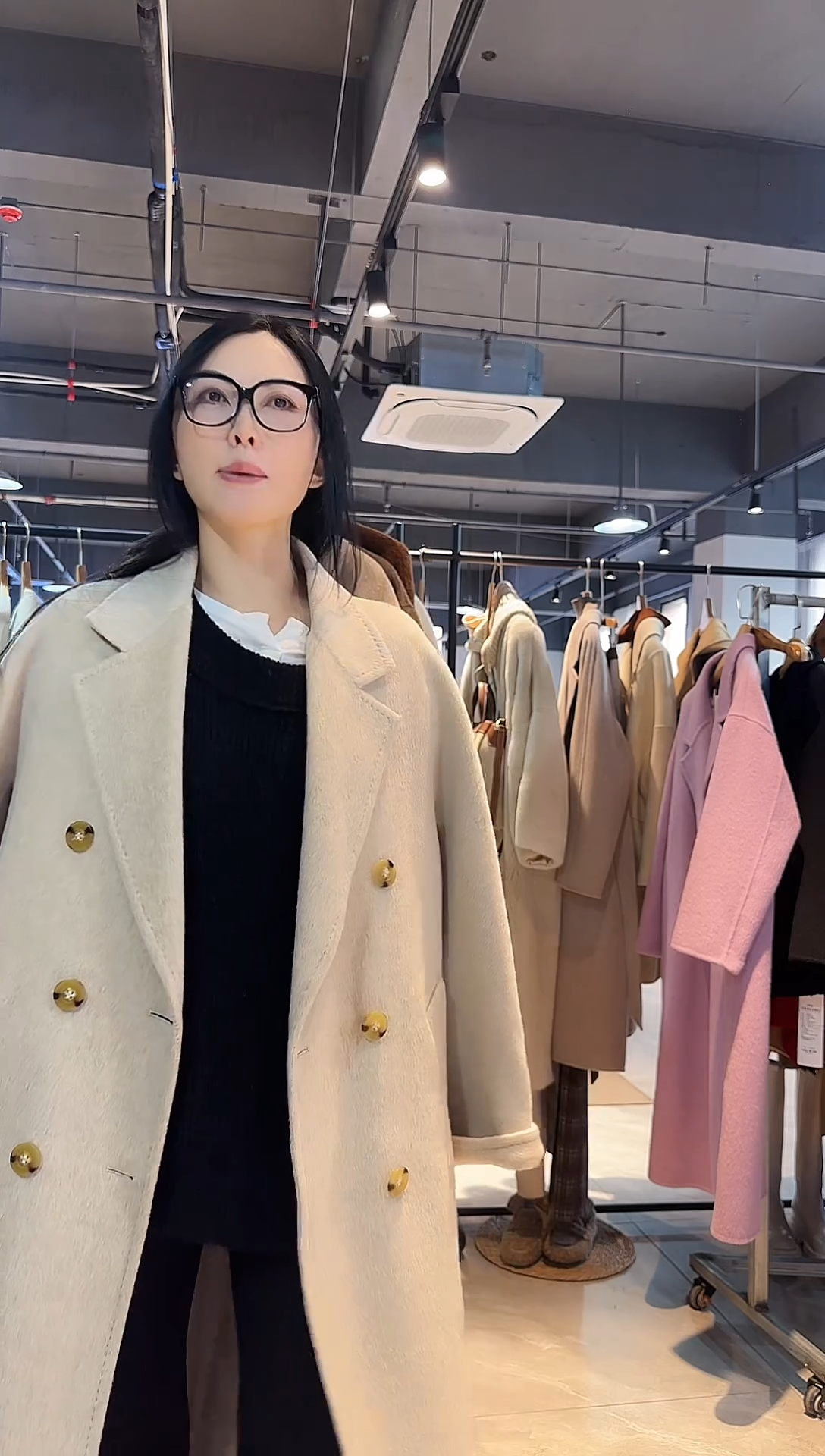 30骆驼绒，羊毛大衣，清版，黑和米，下单备注