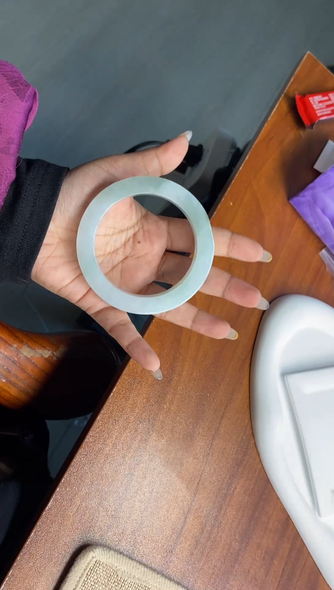 【闪购商品】定制翡翠手镯未镶嵌定制不退不换