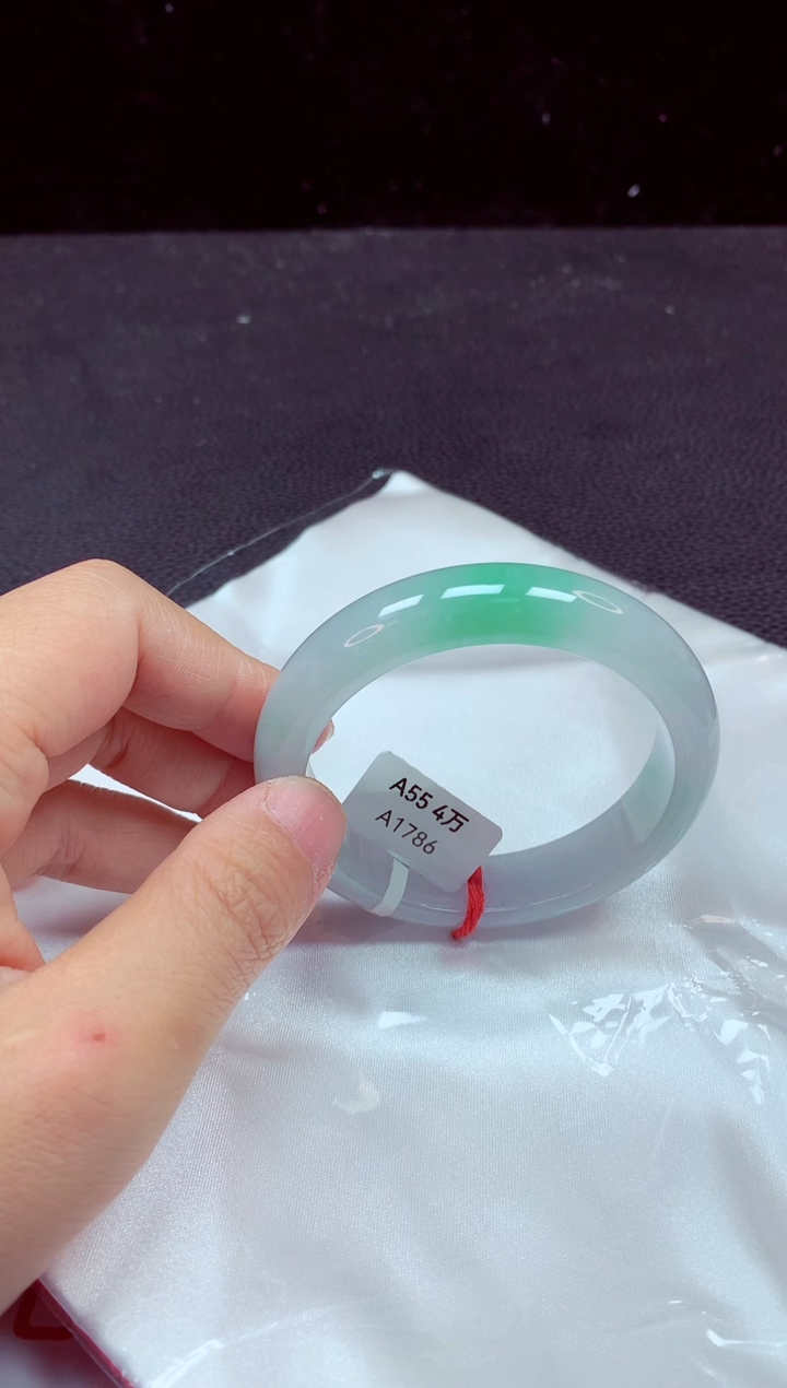 【闪购商品】翡翠手镯未镶嵌手镯55