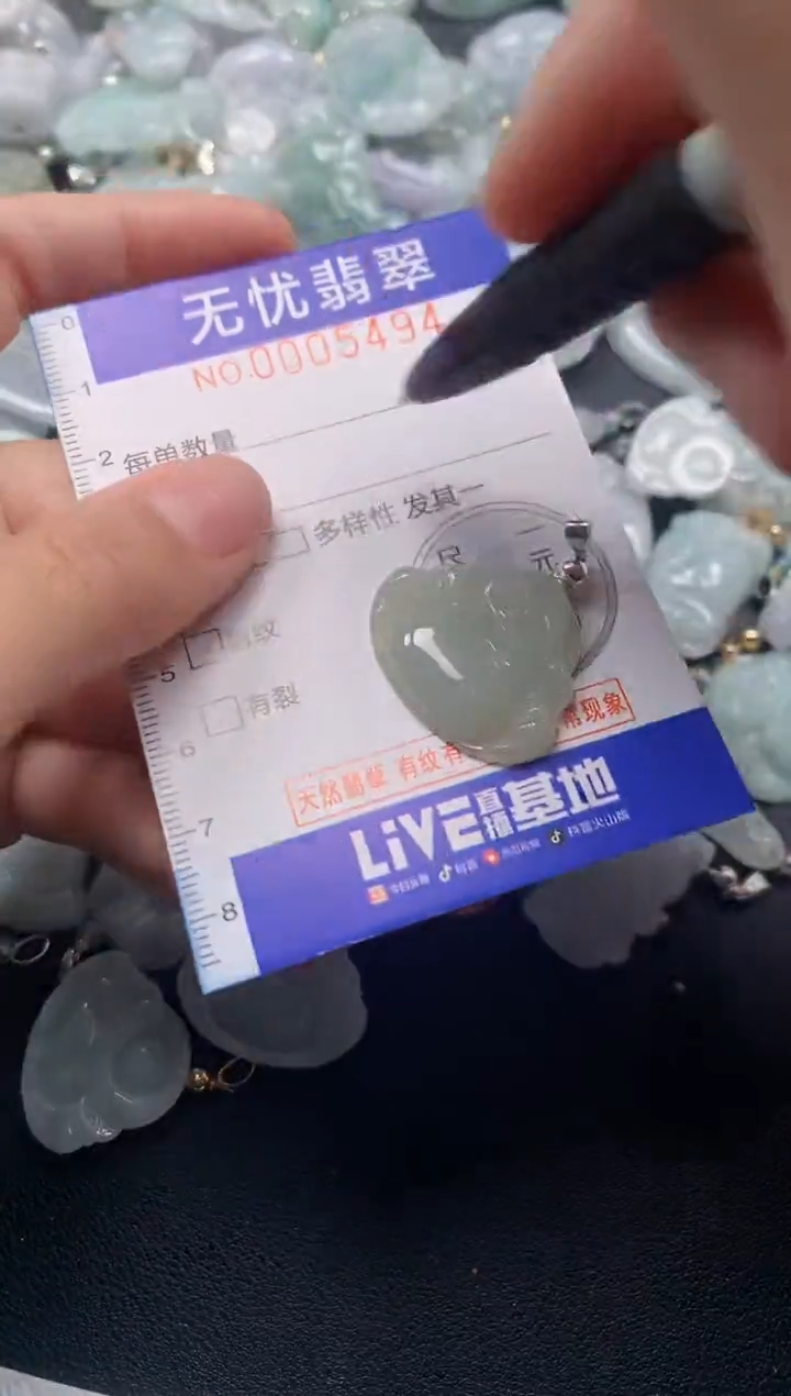 颈饰未镶嵌翡翠5494