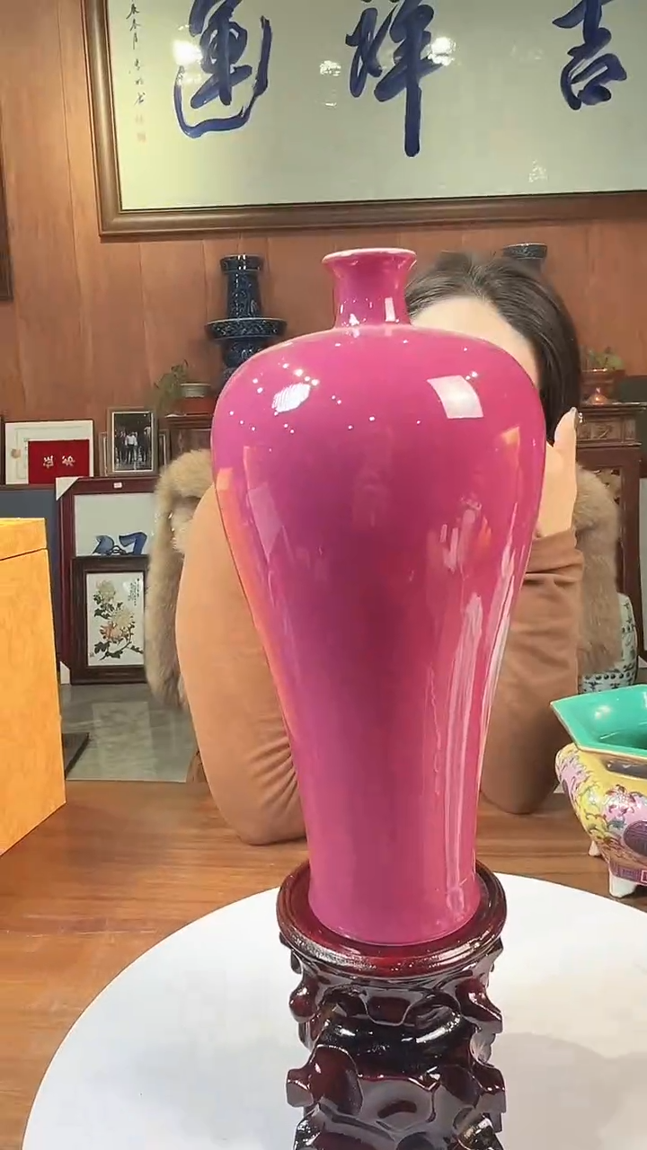 摆件陶景德镇陶瓷青花摆件21