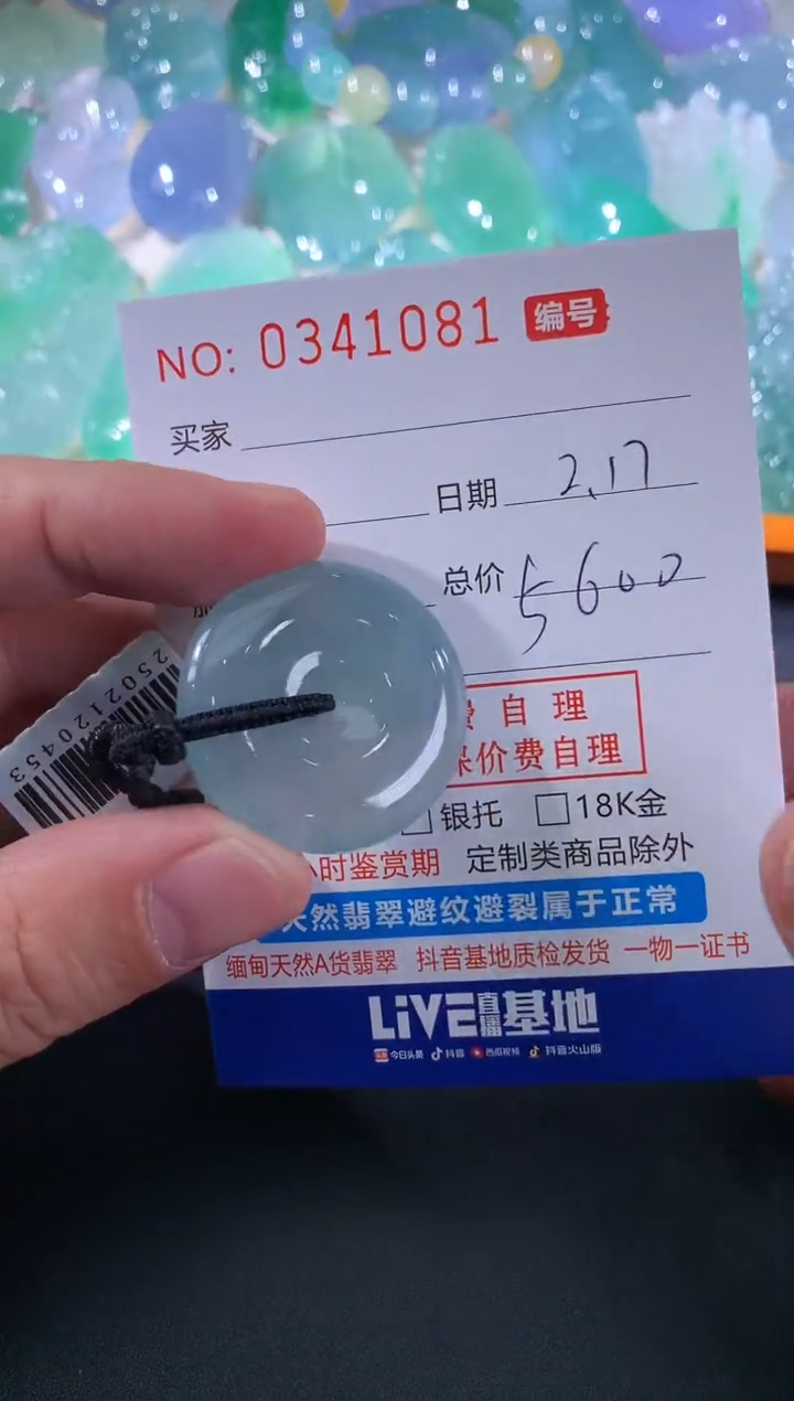 【闪购商品】翡翠颈饰未镶嵌天然A货翡翠