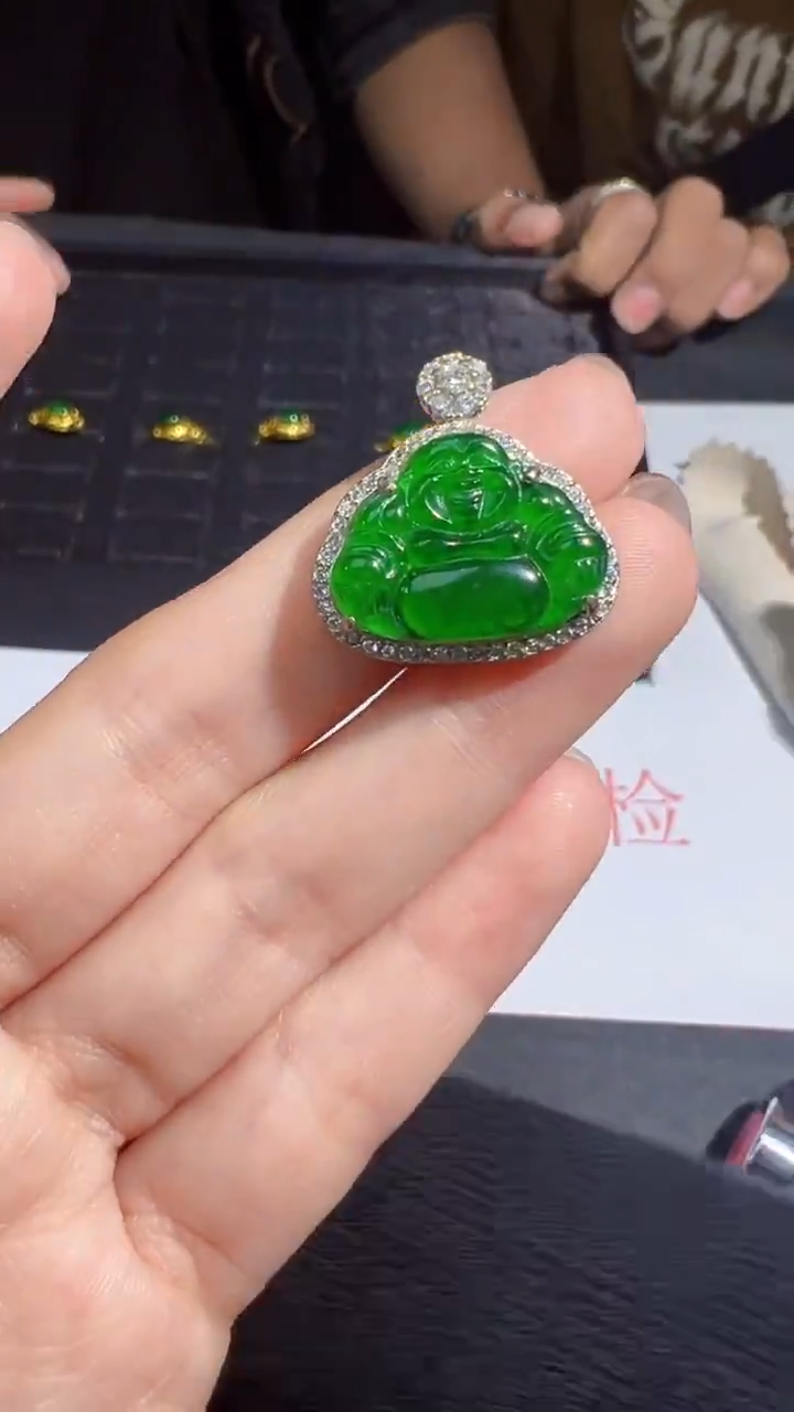 【闪购商品】定制翡翠未镶嵌佛公商品多样性发货1