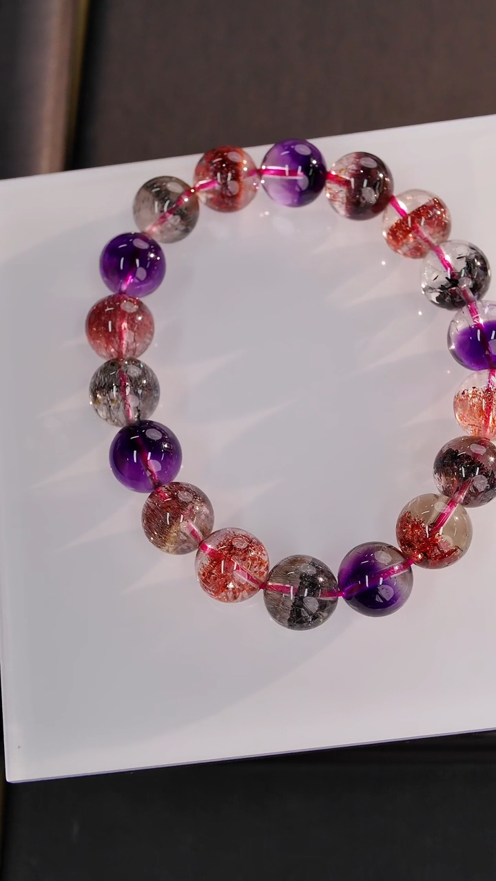 【闪购商品】水晶手串未镶嵌毕业级超七单圈11+