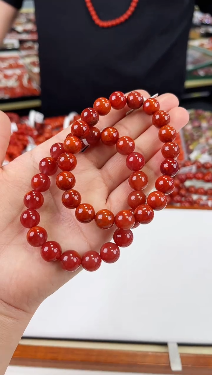【闪购商品】南红玛瑙瓦西手串10+未镶嵌（多样式发其一）