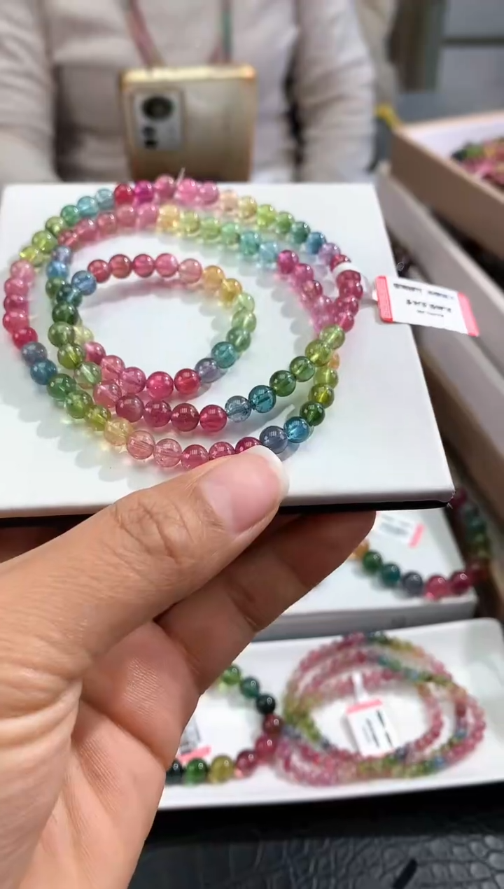 【闪购商品】碧玺手链未镶嵌多样性发一条