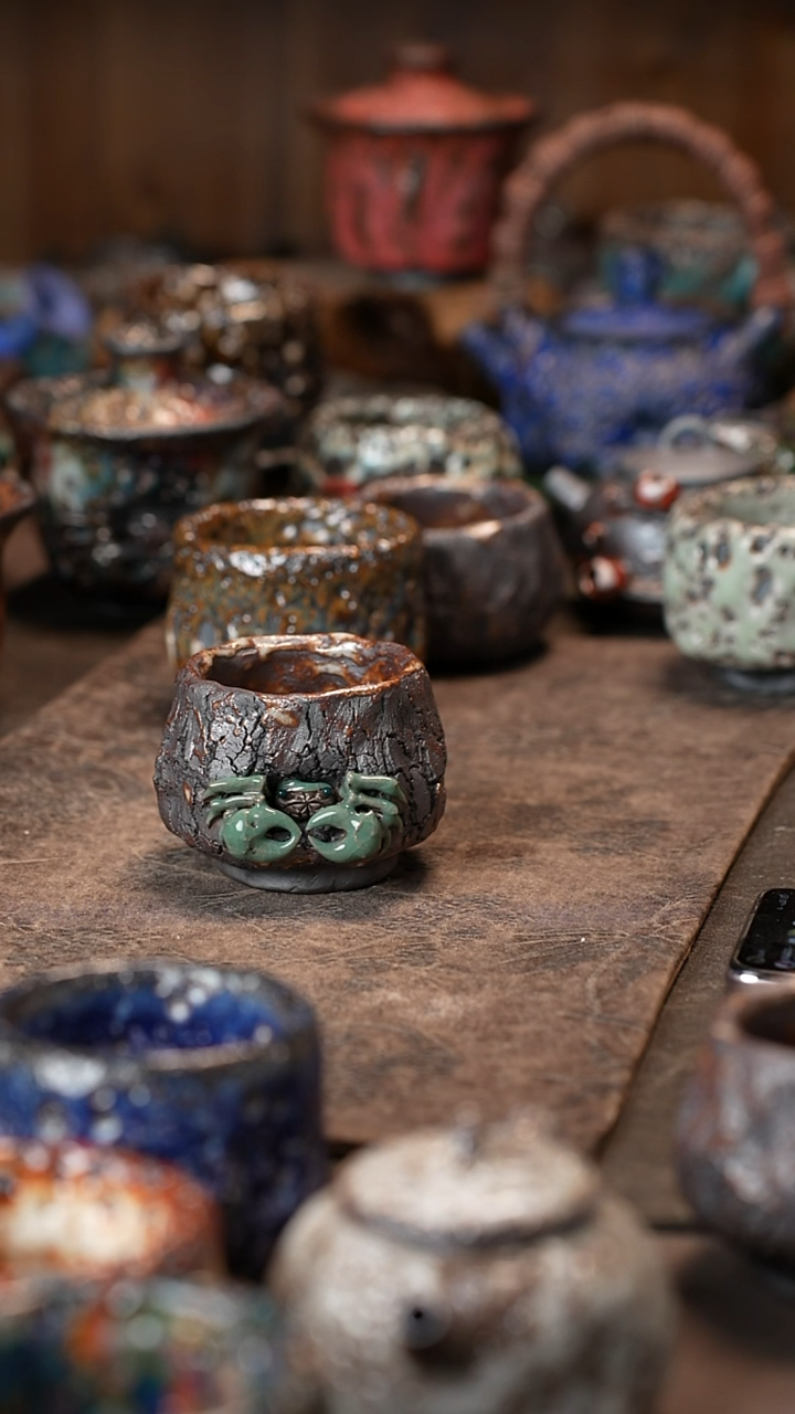 【闪购商品】景德镇柴烧志野杯