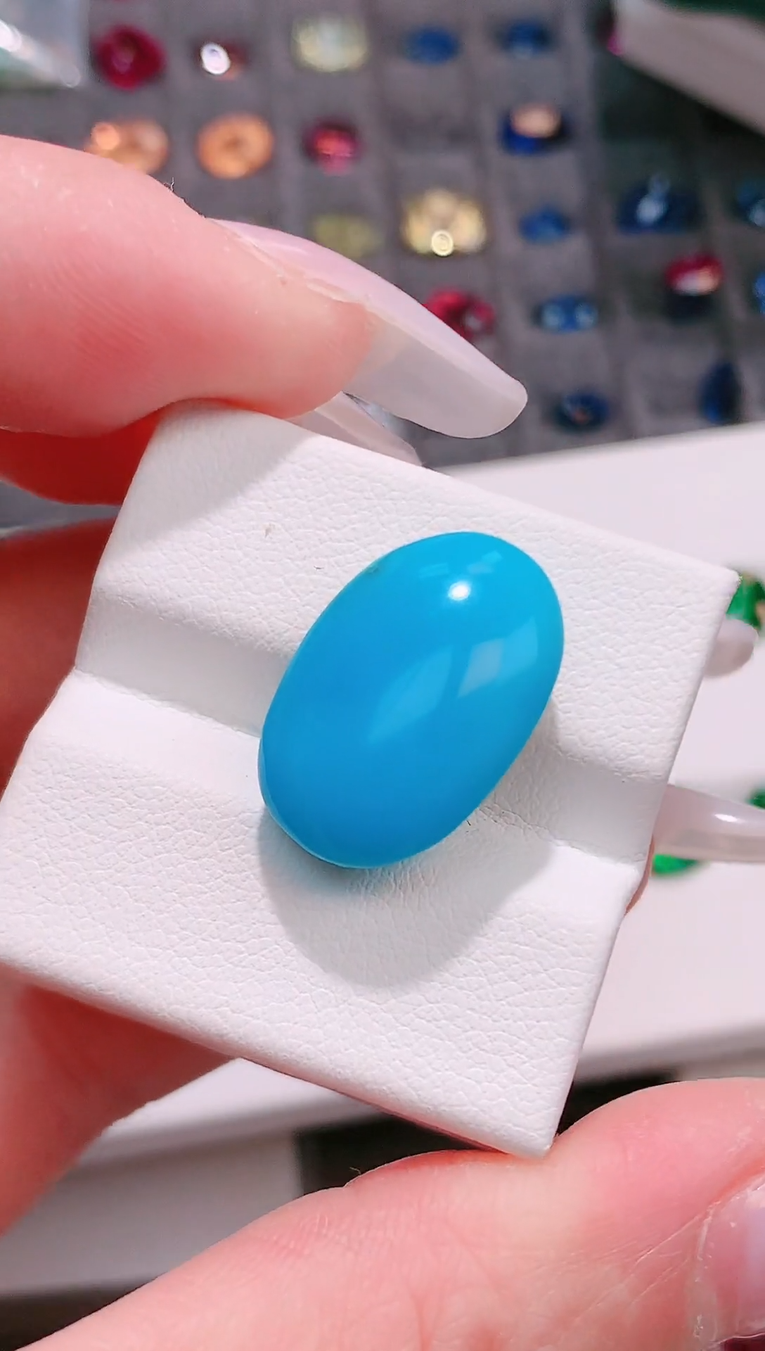 未镶嵌绿松石珠宝半成品11.3