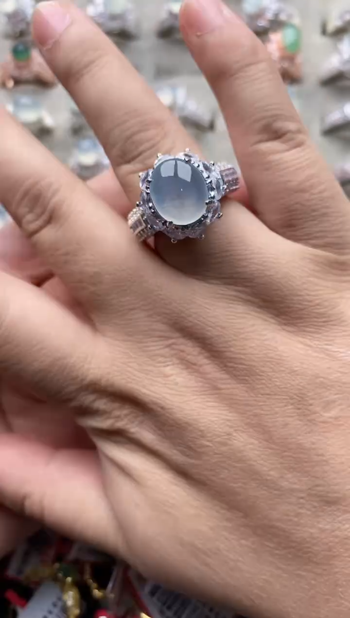 【闪购商品】翡翠戒指未镶嵌5555555-1