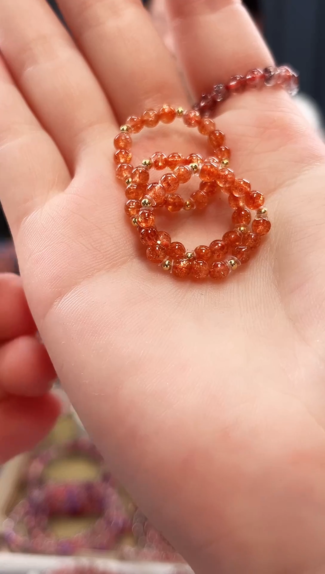 未镶嵌手链日光石金太阳戒圈【多样性发一】