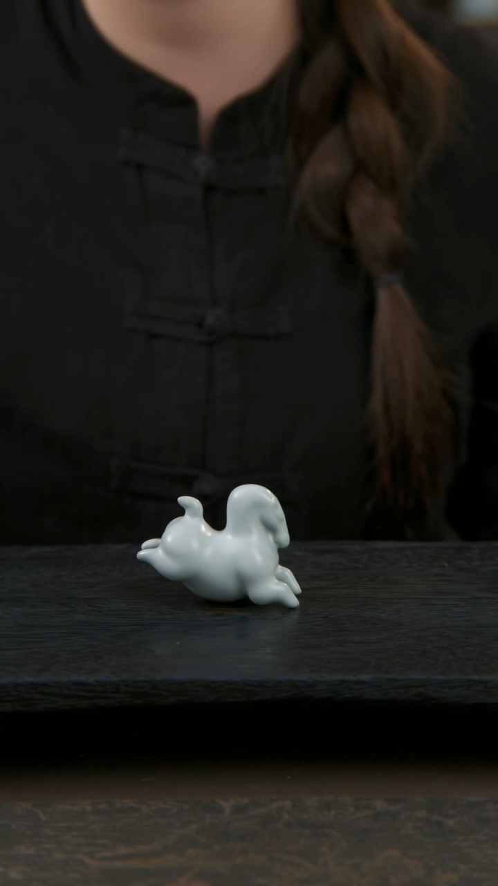 【闪购商品】杯生肖马1汝窑不开片工艺