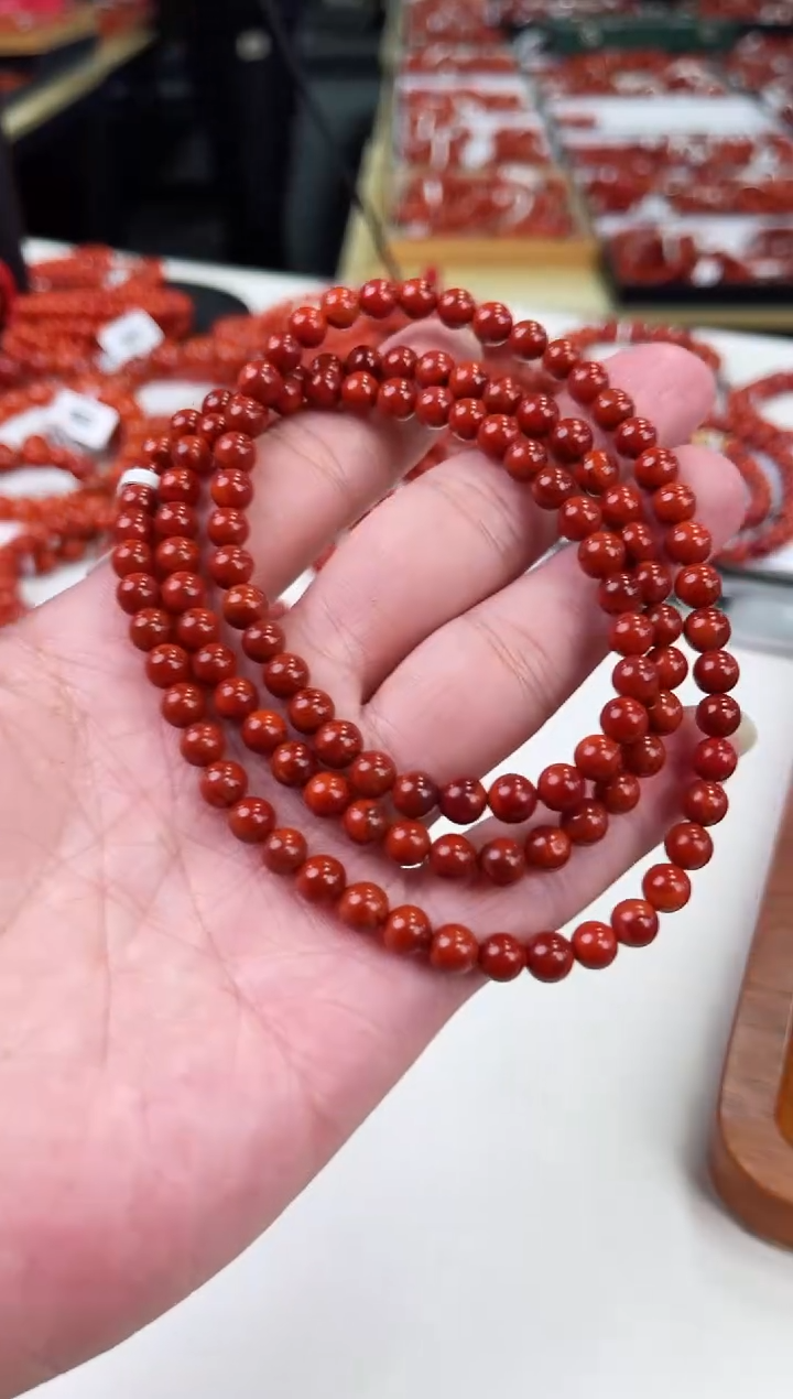 【闪购商品】南红玛瑙瓦西多圈6+未镶嵌一个/条