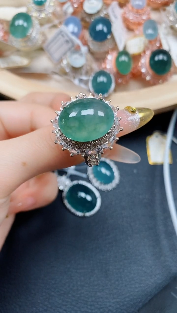 【闪购商品】翡翠戒指未镶嵌翡翠