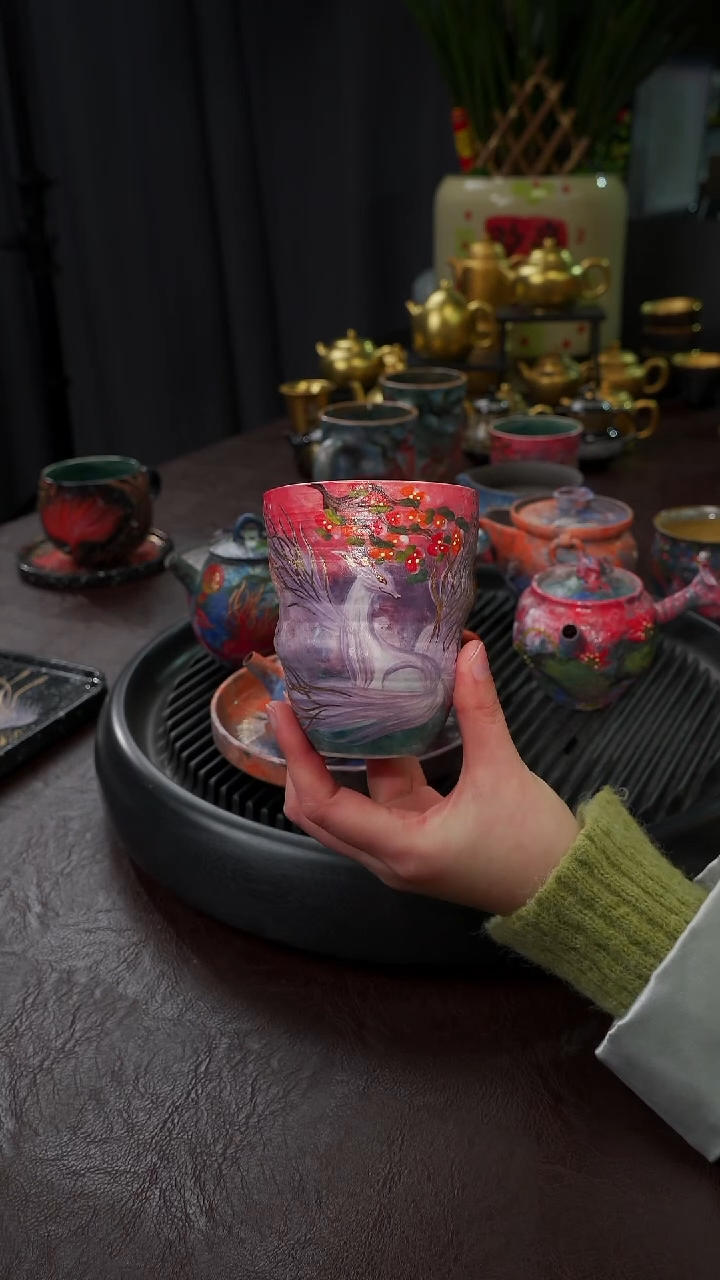 【闪购商品】杯【宜景窑山海经】杯子42