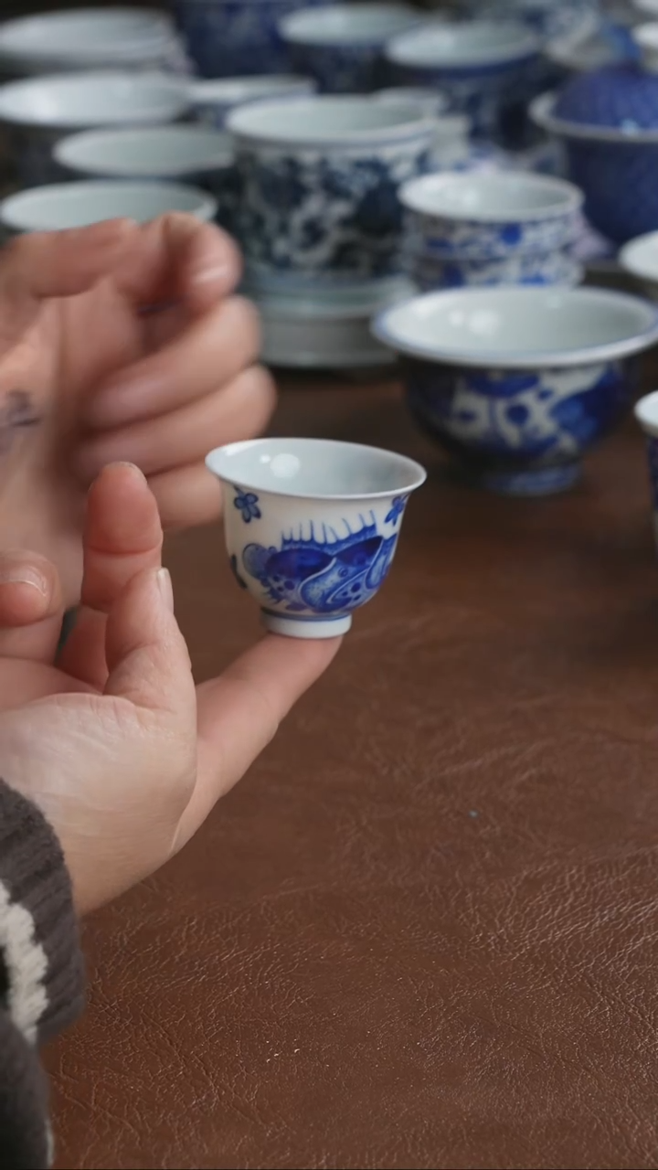 景德镇高端茶器景德镇墨奈手工手绘