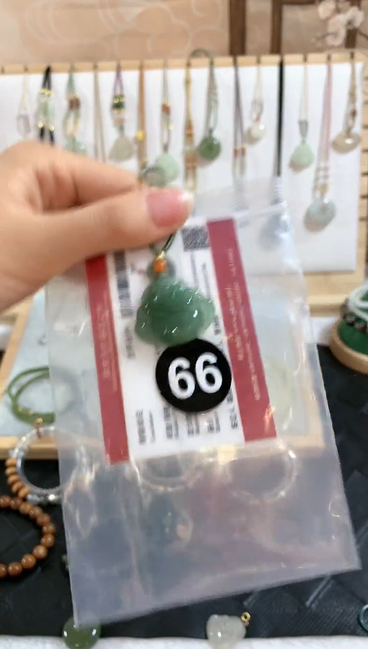 翡翠未镶嵌颈饰独***?佛公4