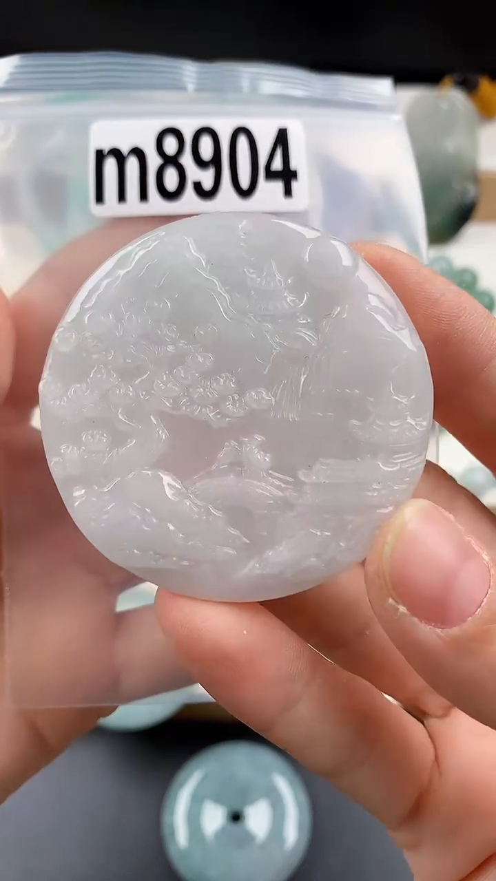 颈饰未镶嵌翡翠天然翡翠吊坠挂件