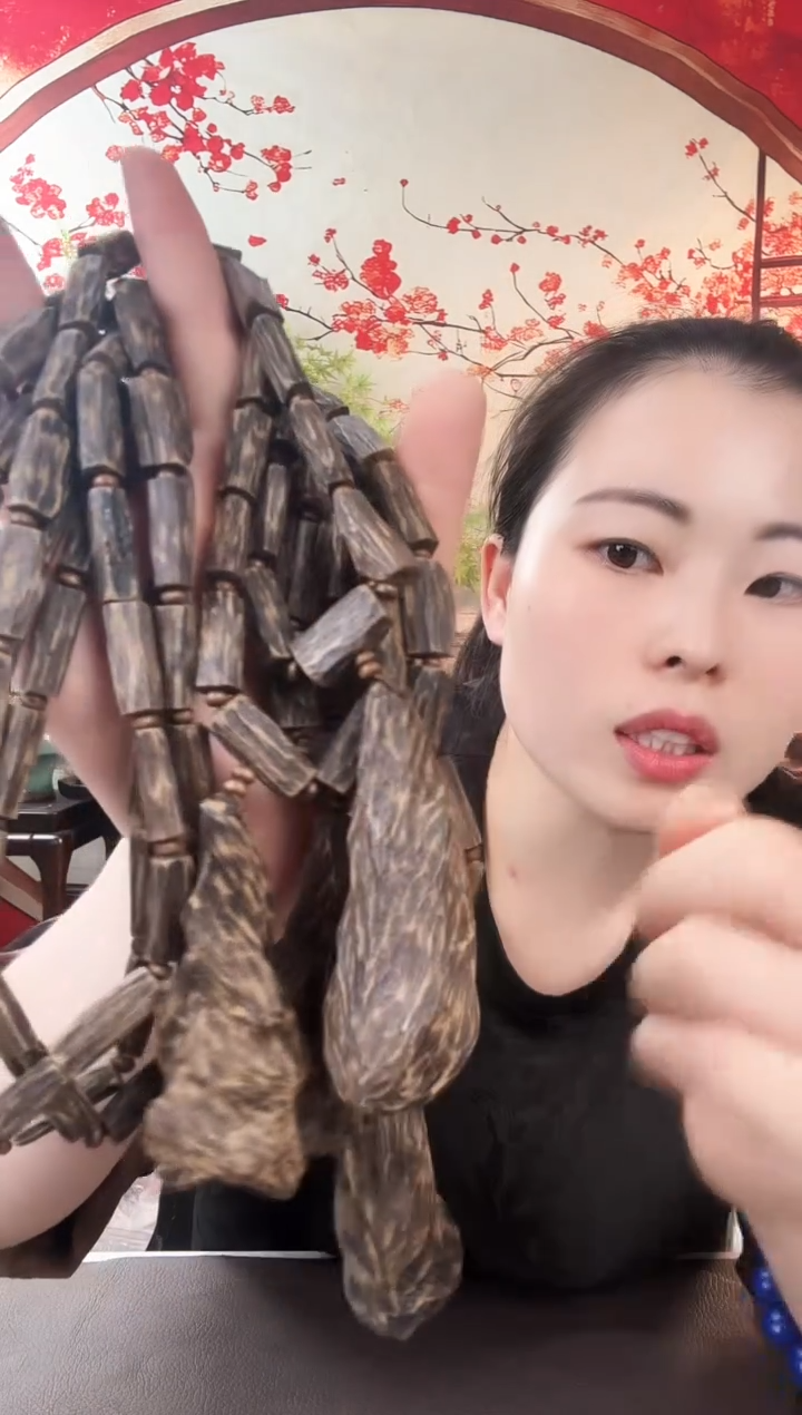 沉木大吊坠项链0001