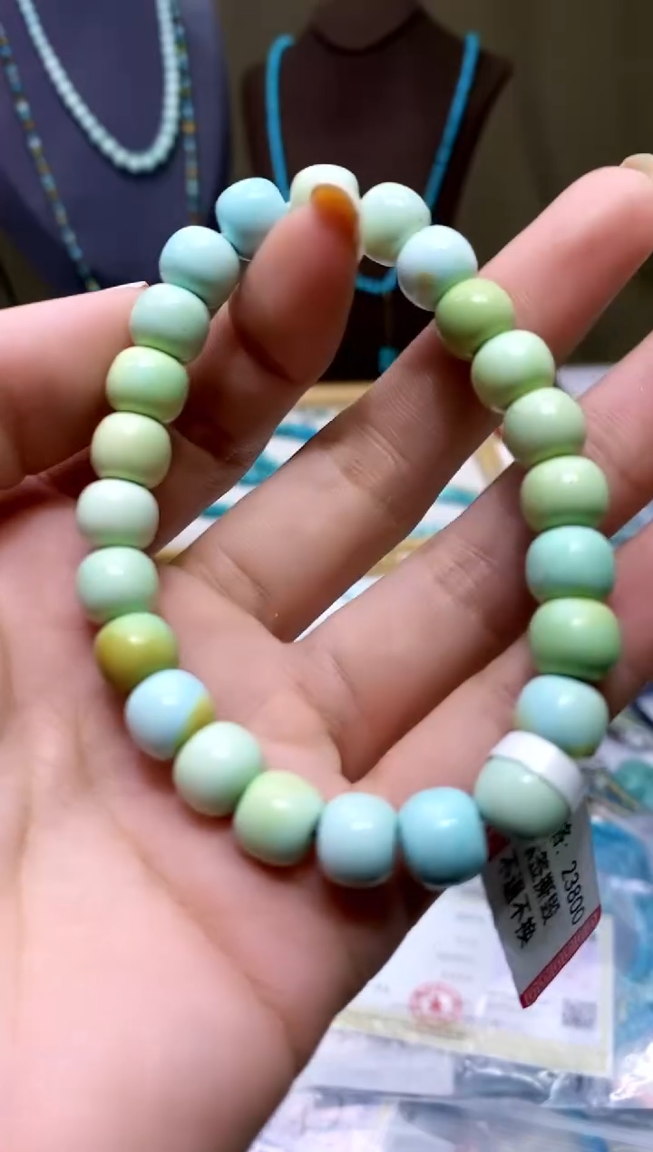 【闪购商品】绿松石未镶嵌手串861