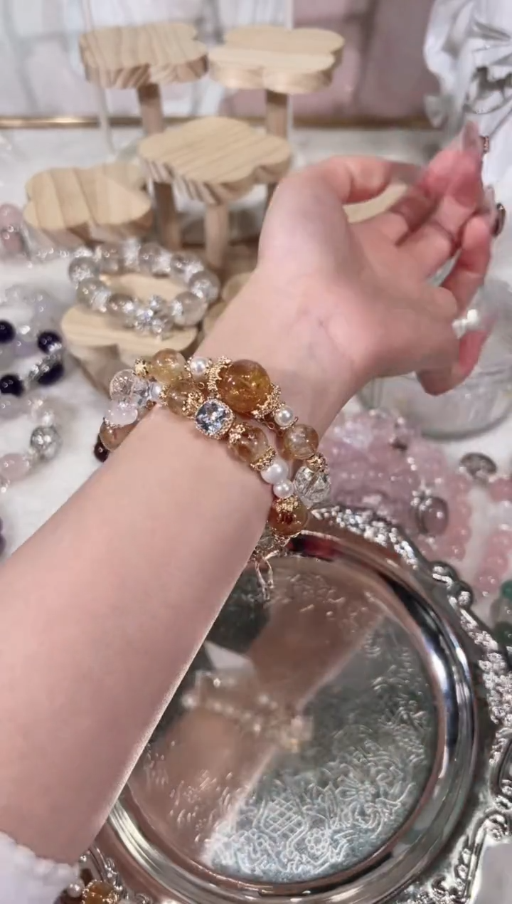 【闪购商品】水晶手链未镶嵌天然水晶默认微瑕 多样性发货发其一