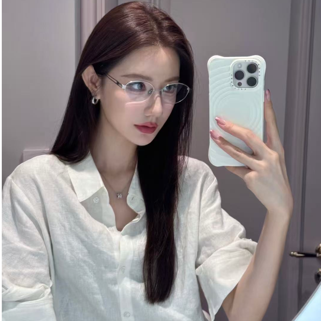 （001-080）渐进水银纯欲风辣妹时尚太阳镜女搭配素颜妆（小罗专属）