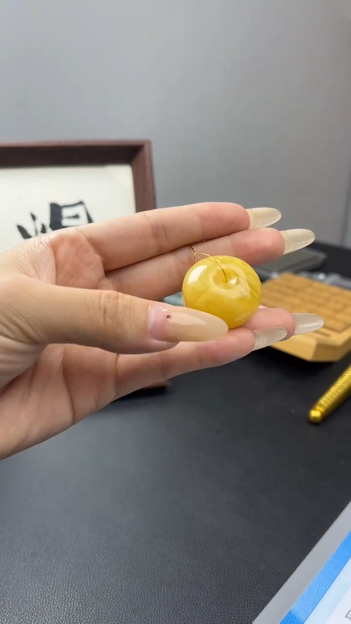 未镶嵌颈饰蜜蜡禅***尚蜜蜡平安扣