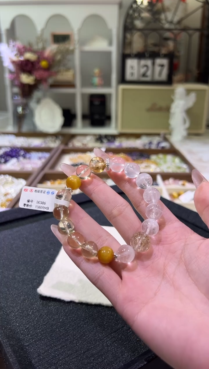 未镶嵌手链水晶小财迷 天然水晶 多样性发其一