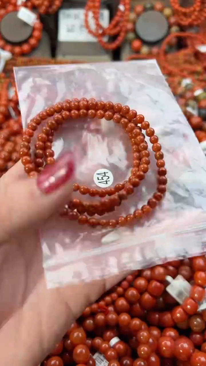 【闪购商品】南红玛瑙手串未镶嵌4+