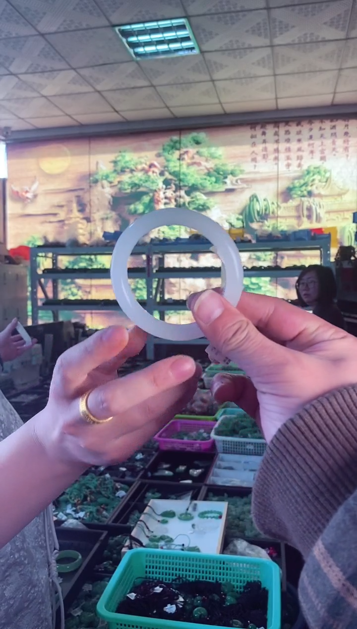 【闪购商品】石英质玉手镯未镶嵌手镯备 注圈