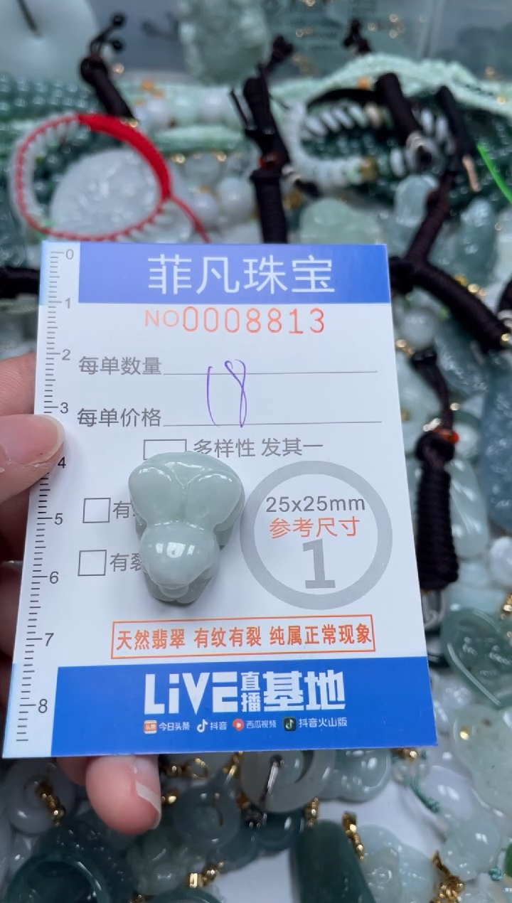 【闪购商品】翡翠颈饰未镶嵌00..8813