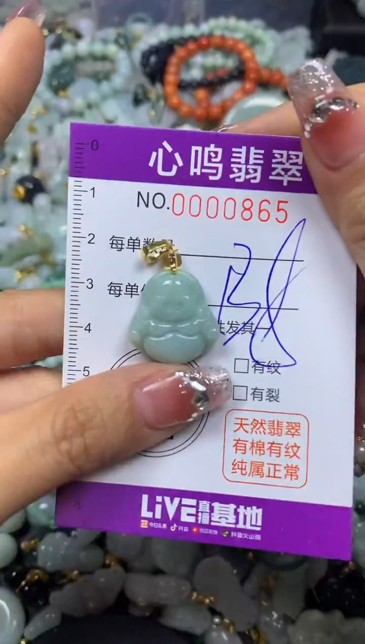 【闪购商品】翡翠颈饰未镶嵌闪购00865