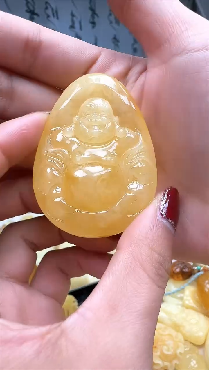 【闪购商品】琥珀裸石未镶嵌挂坠