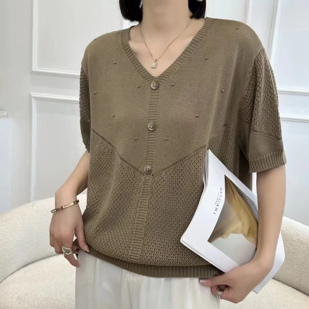 【霞姐推荐】201-250夏季大码宽松百搭针织衫