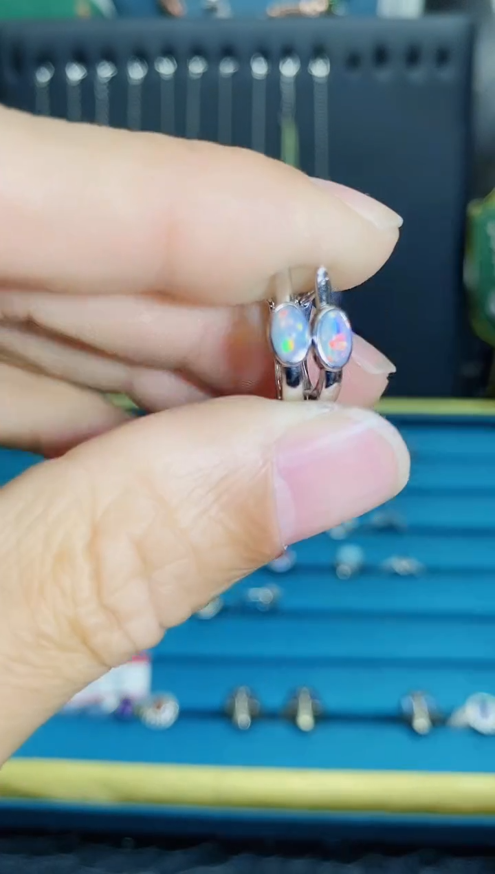 【闪购商品】欧泊珠宝奇石银S925镶嵌1121