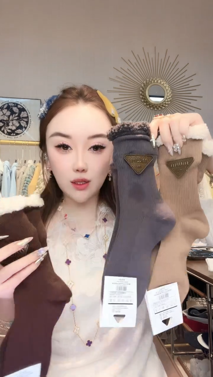 三醋酯纤维袜袜袜三双