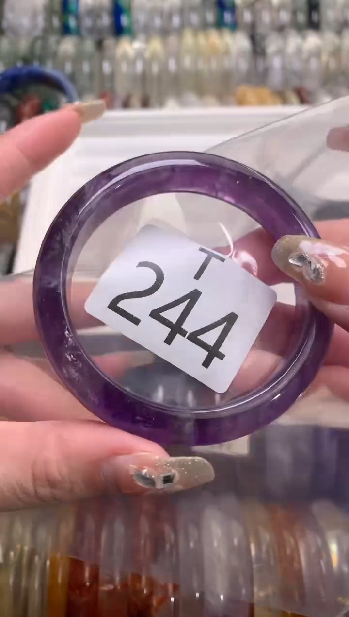 【闪购商品】水晶水晶手镯未镶嵌244-54