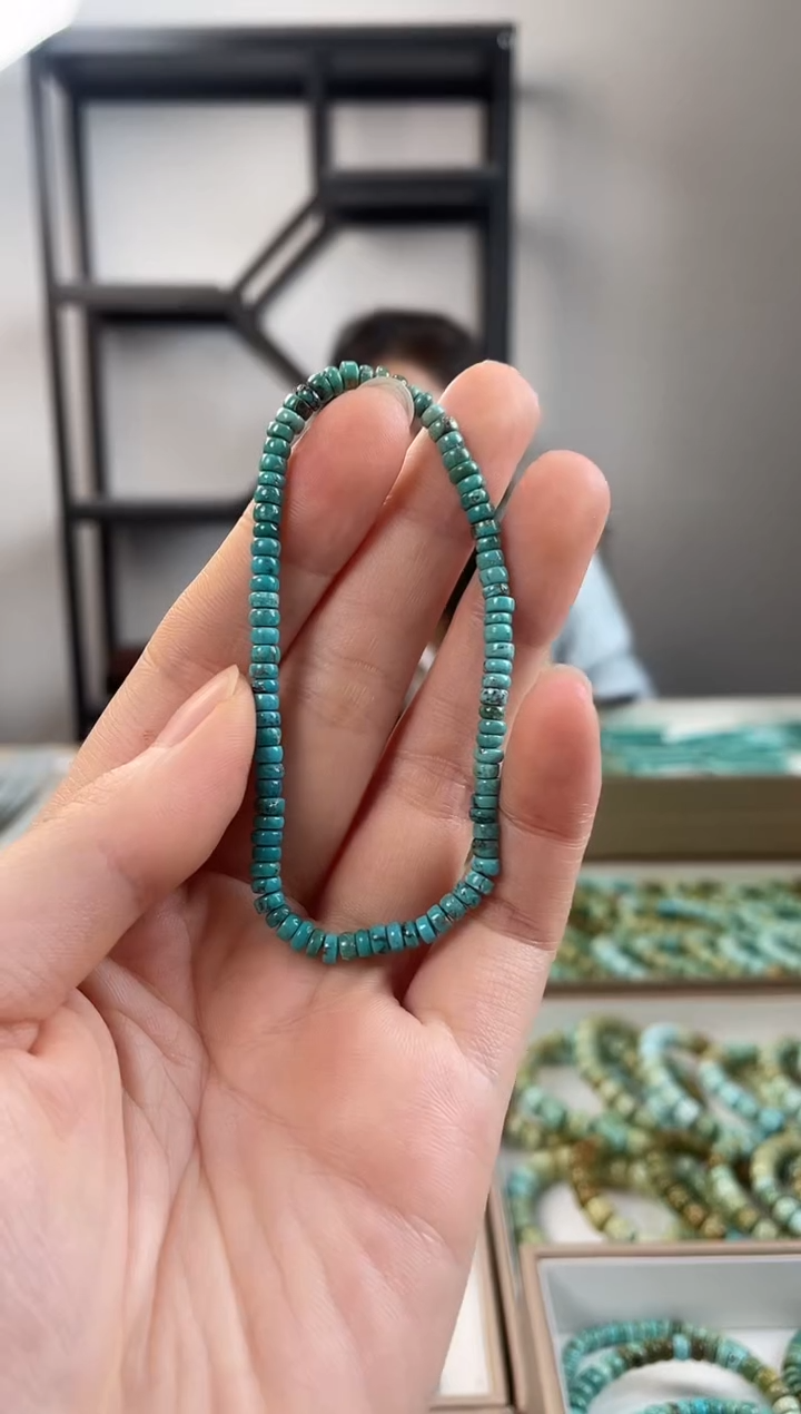 【闪购商品】绿松石珠宝奇石未镶嵌3.8+mm