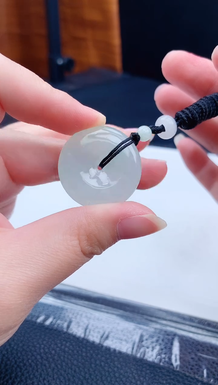 颈饰未镶嵌翡翠平安扣多样性发货一件