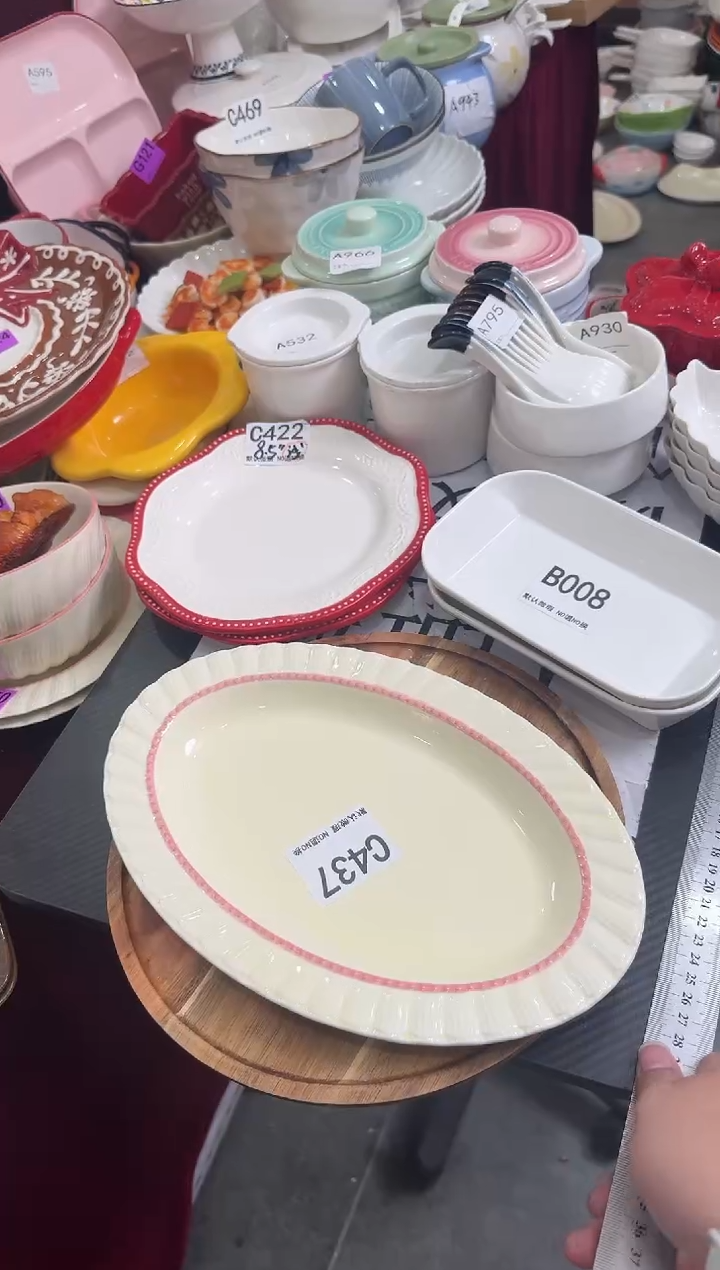 摆件陶C437  陶瓷餐具库存微瑕