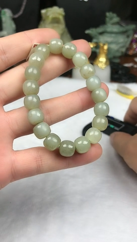 未镶嵌和田玉挂件手串10