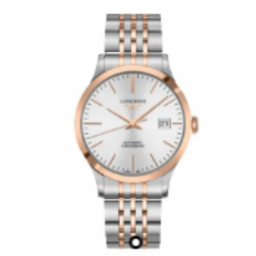 99新 Longines/浪琴  L2.821.5.72.7/开创者间金/表径40/后配扣