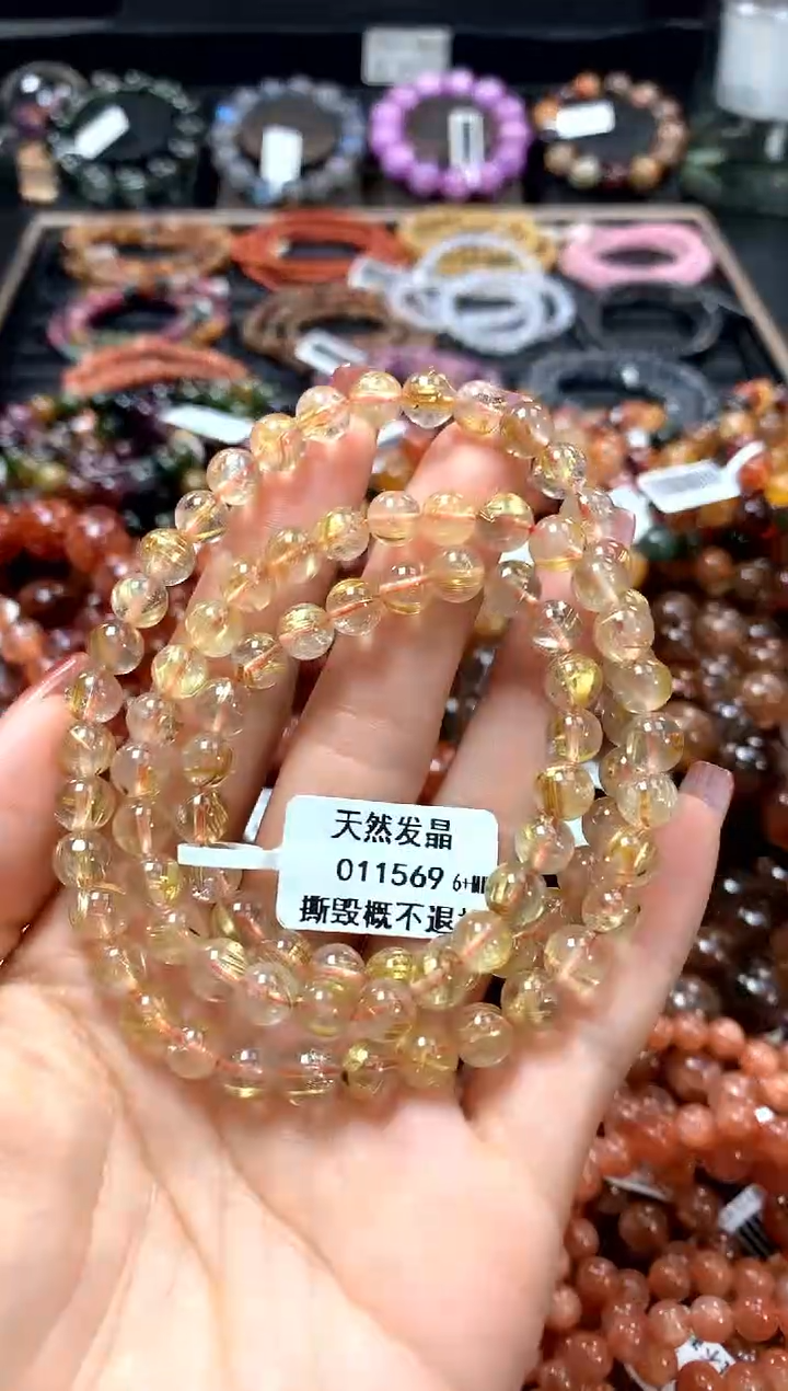 【闪购商品】水晶手串未镶嵌6+*******